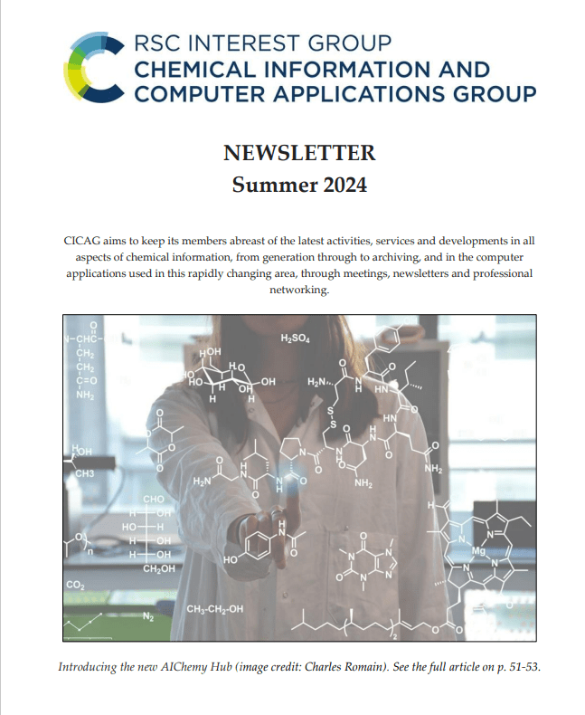 Summer 2024 Newsletter for RSC CICAG&nbsp;Published